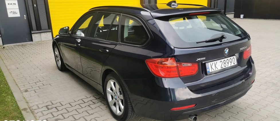 BMW Seria 3 cena 49999 przebieg: 168000, rok produkcji 2015 z Kraków małe 301